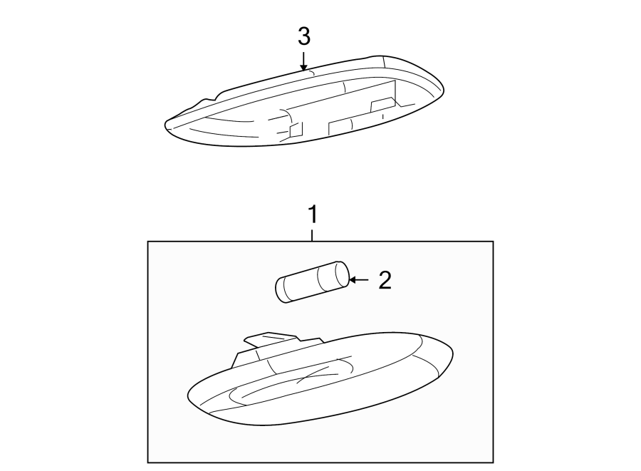 Diagram INTERIOR LAMPS. for your Ford Mustang  