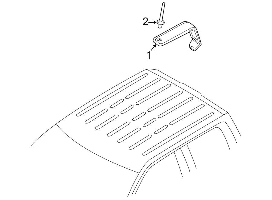 Diagram EXTERIOR TRIM. for your 2014 Ford F-150 3.7L V6 CNG A/T 4WD XL Extended Cab Pickup Fleetside 