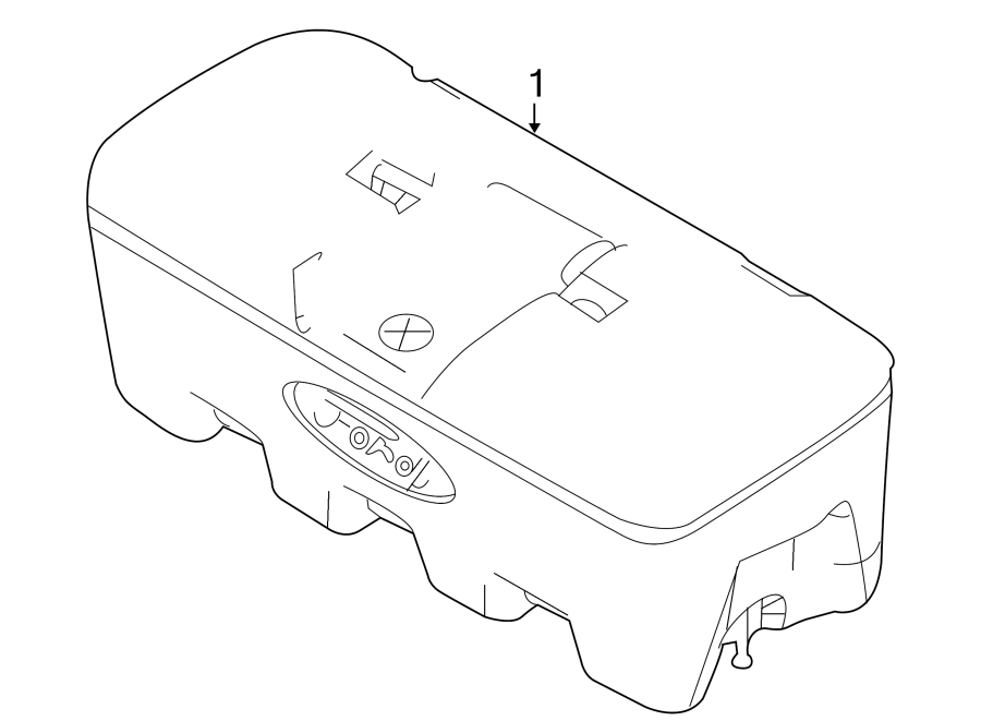 Diagram PICK UP BOX. STORAGE COMPARTMENT. for your 2013 Ford F-150 5.0L V8 FLEX A/T 4WD Platinum Crew Cab Pickup Fleetside 