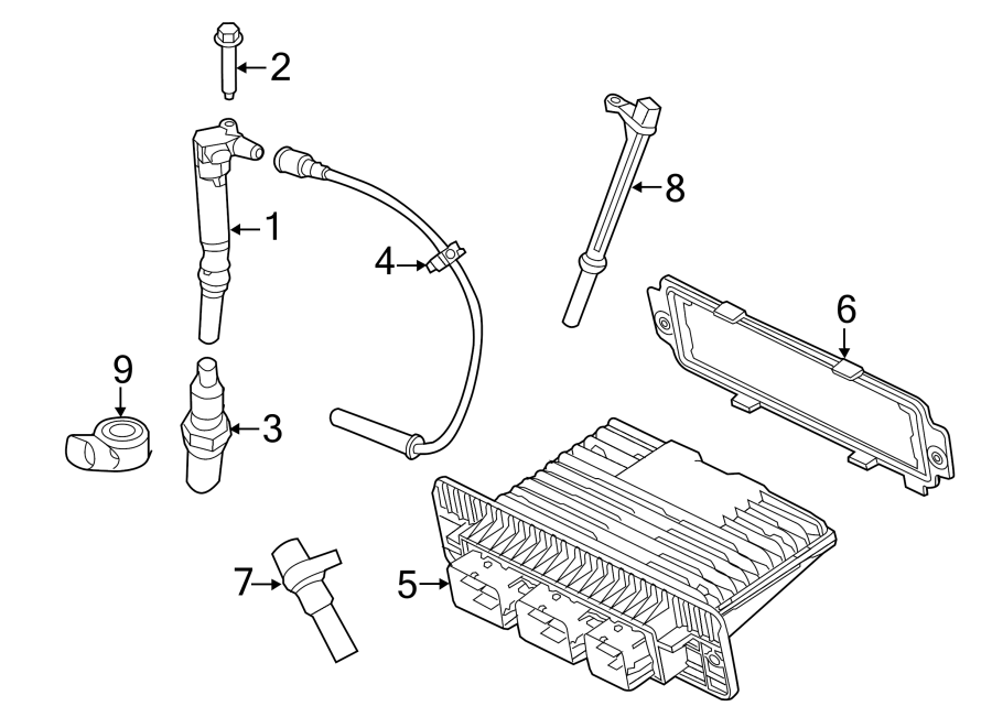 Diagram IGNITION SYSTEM. for your Ford F-150  