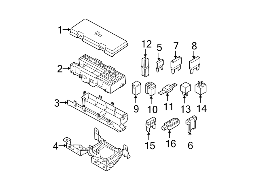 Diagram FUSE & RELAY. for your 2020 Lincoln MKZ   