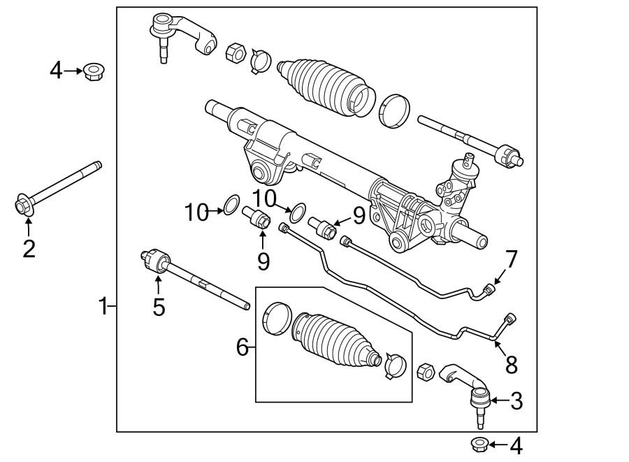 STEERING GEAR & LINKAGE. Diagram