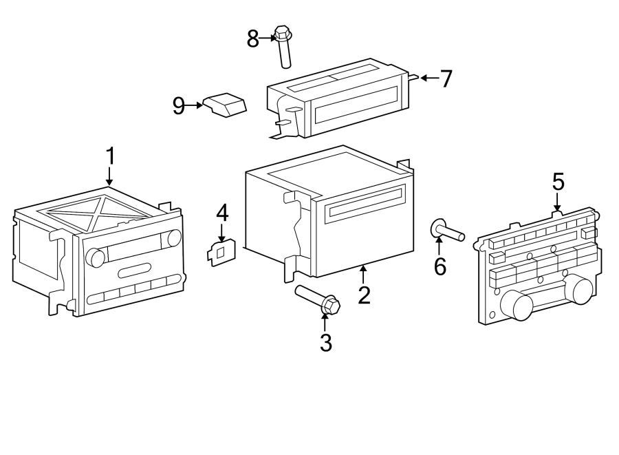 Diagram INSTRUMENT PANEL. SOUND SYSTEM. for your 1991 Ford F-150   