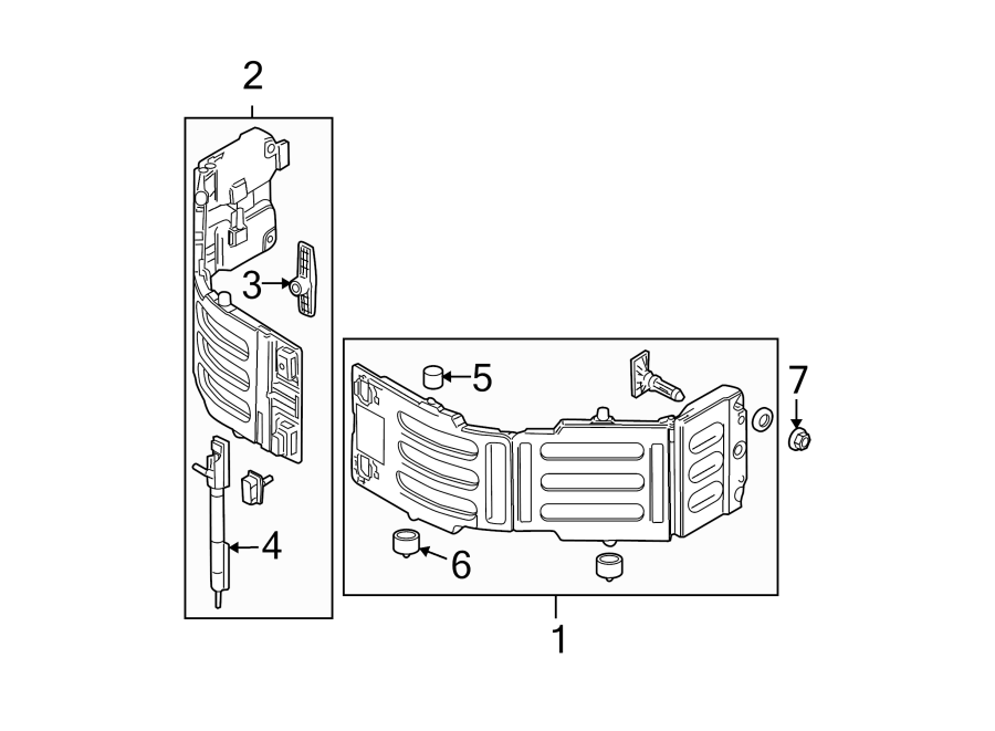 Diagram PICK UP BOX. EXTERIOR TRIM. for your Ford F-150  