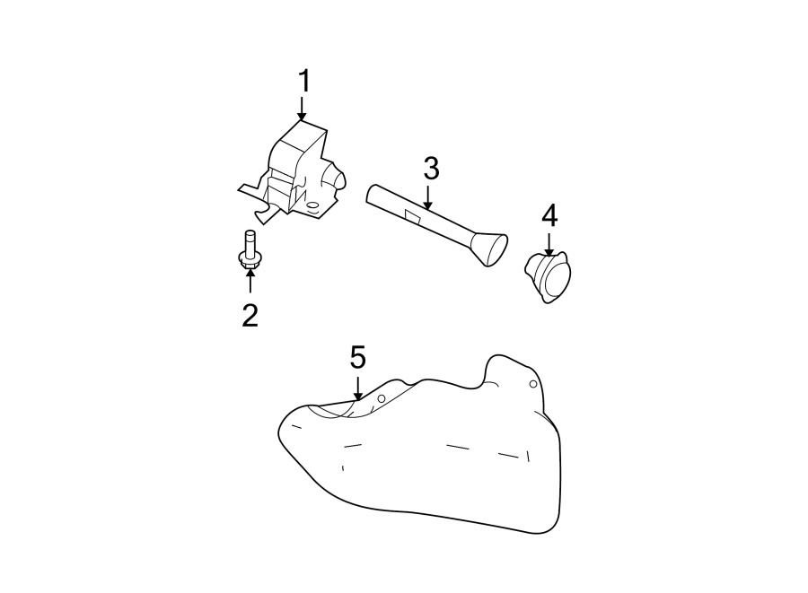 Diagram SPARE TIRE CARRIER. CARRIER & COMPONENTS. for your 2020 Lincoln MKZ   