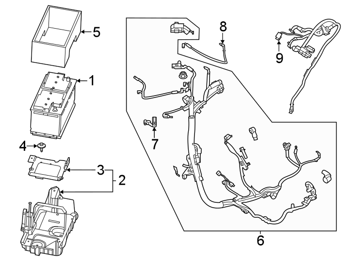 Diagram Battery. for your 2002 Ford F-150   