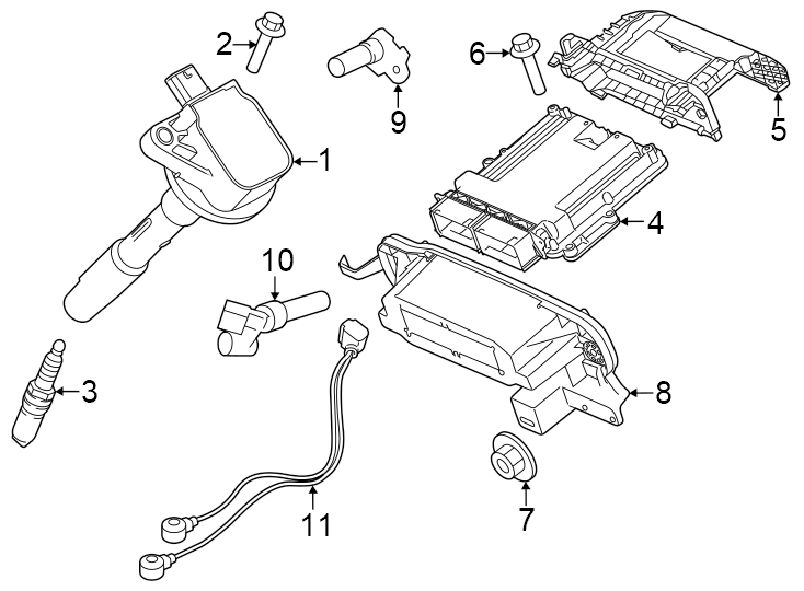 Diagram Ignition system. for your Ford F-150  