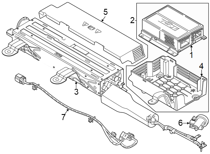 Diagram Electrical components. for your Ford F-150  