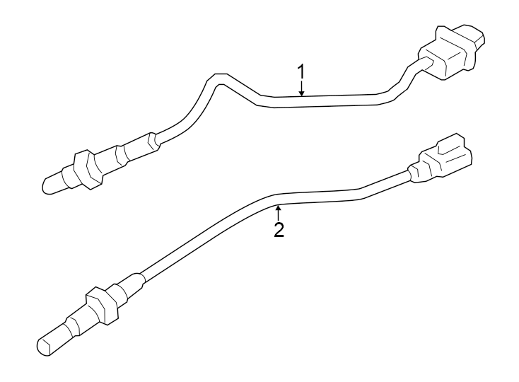 Diagram Emission system. Emission components. for your 2014 Lincoln MKZ Base Sedan  