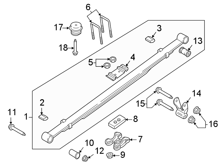 Diagram Rear suspension. Suspension components. for your 2019 Lincoln MKZ Reserve I Sedan 2.0L EcoBoost A/T AWD 