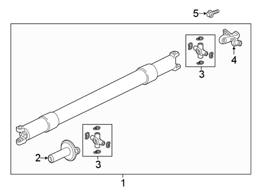 Diagram REAR SUSPENSION. DRIVE SHAFT. for your 2022 Ford Expedition 3.5L EcoBoost V6 A/T RWD King Ranch Sport Utility 