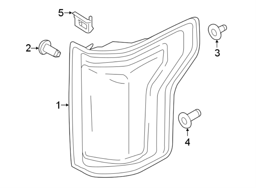 Diagram REAR LAMPS. TAIL LAMPS. for your 2020 Ford F-150   