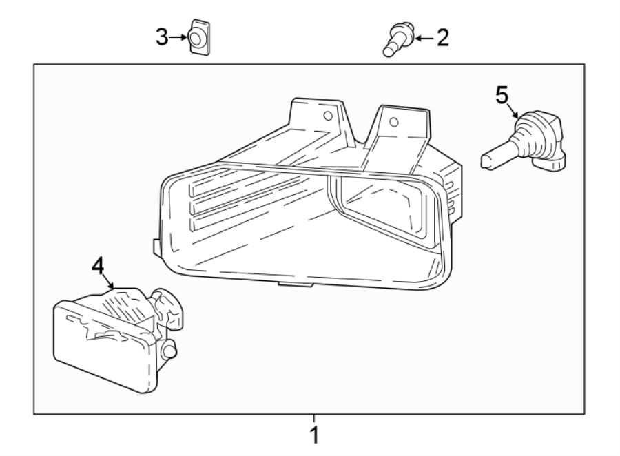 Diagram FRONT LAMPS. FOG LAMPS. for your 2018 Ford F-150   