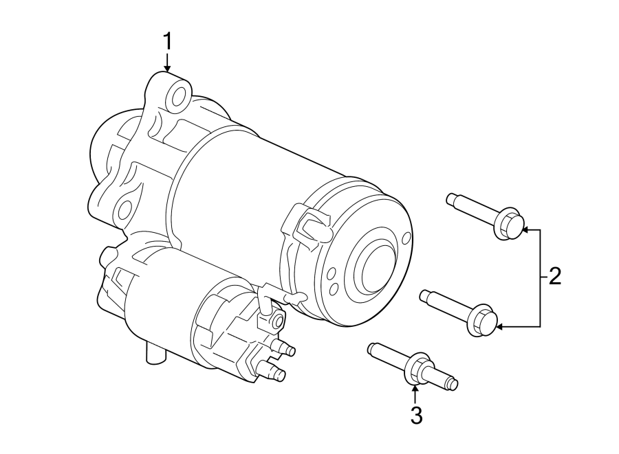 Diagram STARTER. for your Ford F-150  