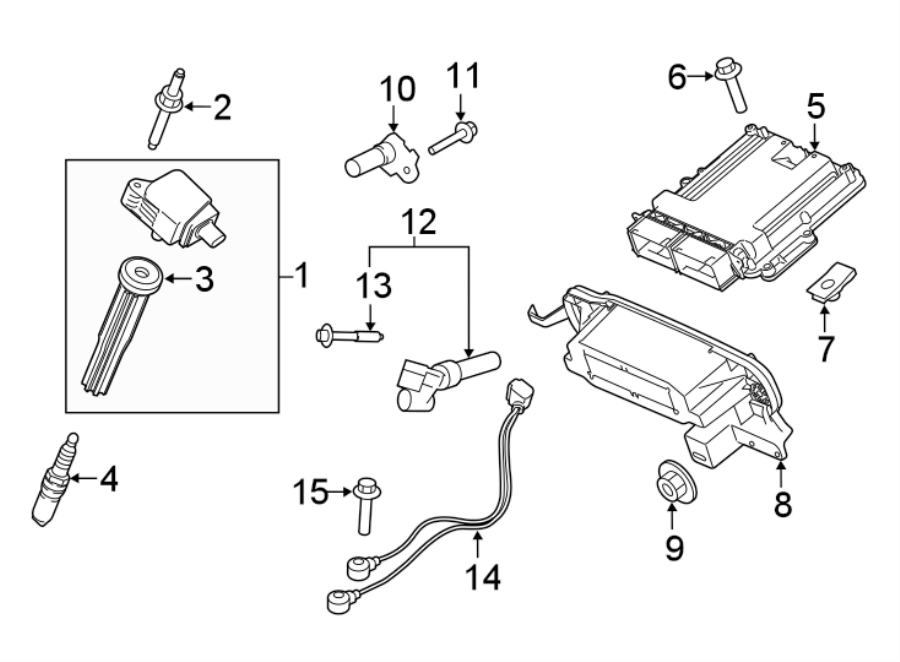 Diagram IGNITION SYSTEM. for your 2010 Ford Transit Connect   