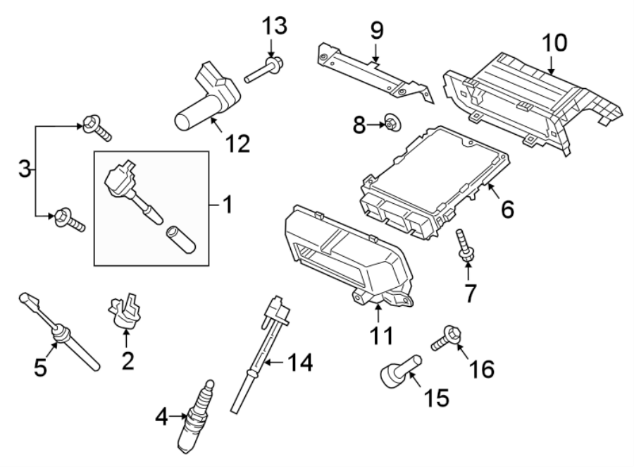 Diagram IGNITION SYSTEM. for your 1987 Ford F-150   