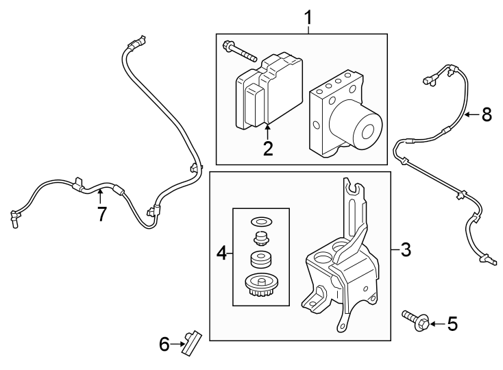 Diagram Electrical. Side loading door. Abs components. for your Ford F-150  