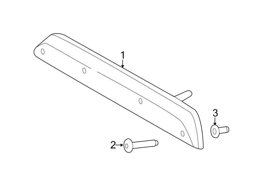 Diagram REAR LAMPS. HIGH MOUNTED STOP LAMP. for your 2020 Ford F-150 3.0L Power-Stroke V6 DIESEL A/T RWD Lariat Extended Cab Pickup Fleetside 