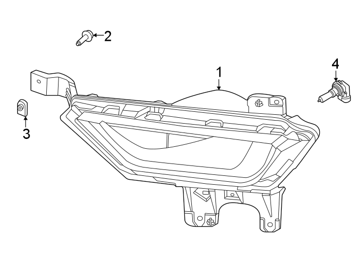 Diagram Front lamps. Fog lamps. for your Ford F-150  