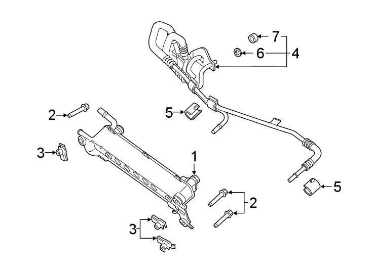 Diagram TRANS oil cooler. for your Ford F-150  