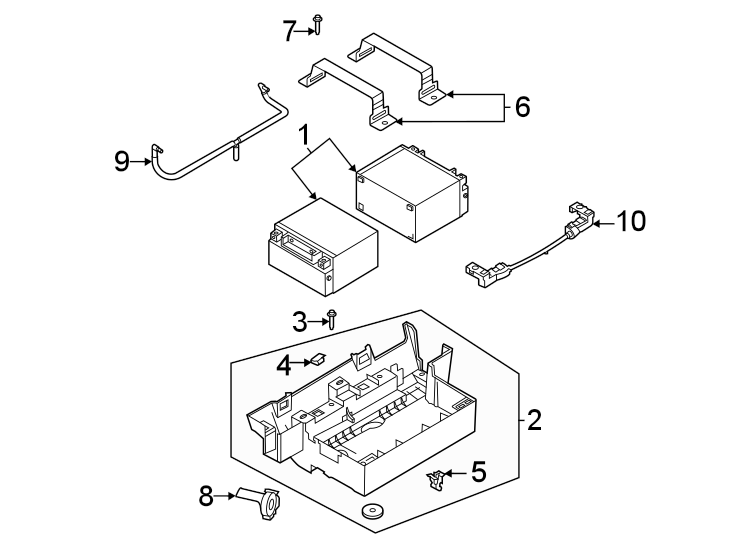 Diagram Battery. for your 1997 Ford Explorer   