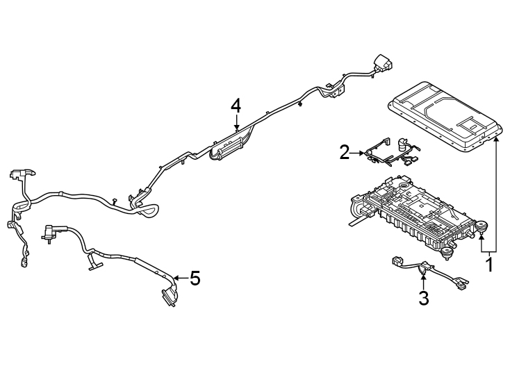 Diagram Battery. for your 2019 Ford Escape   