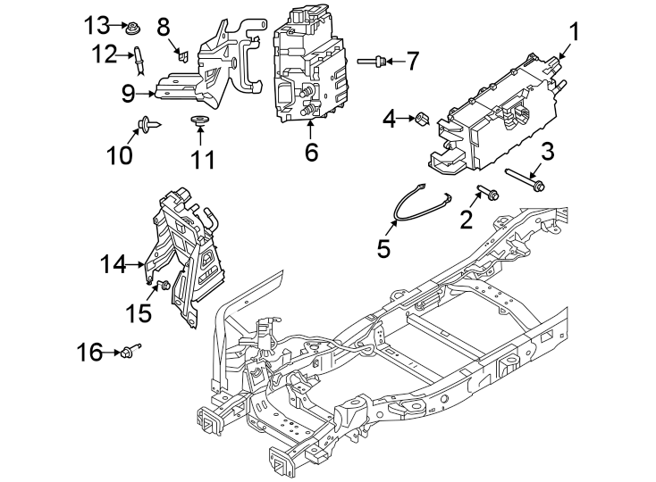 Diagram Battery. for your 2007 Ford F-150   