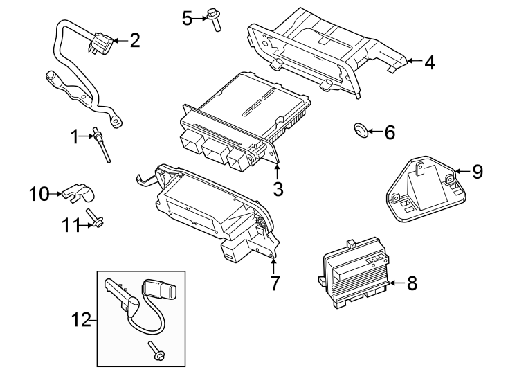 Diagram Ignition system. for your 2021 Ford F-150   