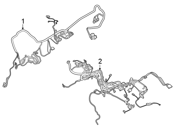 Diagram Wiring harness. for your 1994 Ford F-150   