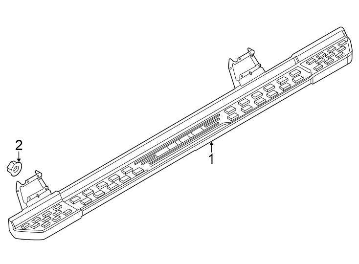Diagram Running board. for your Ford