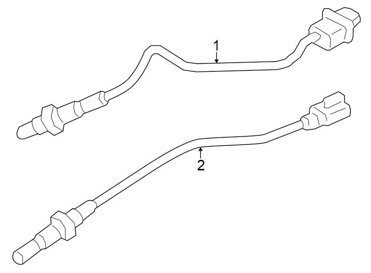 Diagram Emission system. Emission components. for your 2014 Lincoln MKZ Base Sedan  