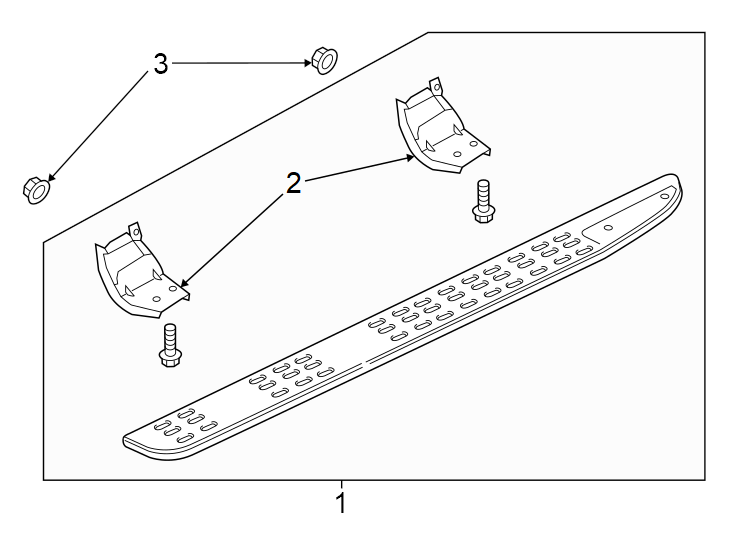 Diagram Running board. for your Ford