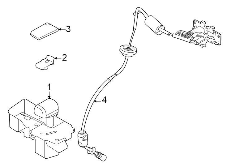 Diagram Front console. for your 2023 Ford Transit-250 3.5L EcoBoost V6 A/T AWD Base Crew Van 