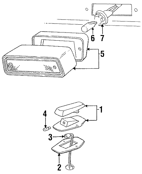 Diagram ROOF LAMPS. for your Ford F-150  