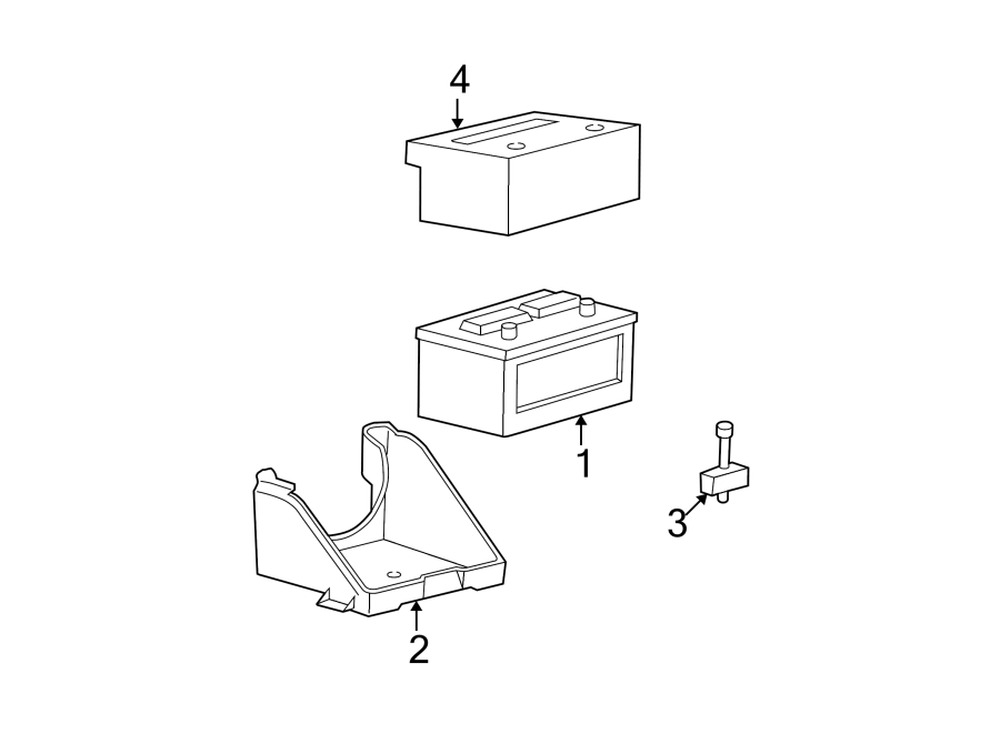 Diagram BATTERY. for your 2020 Lincoln MKZ   