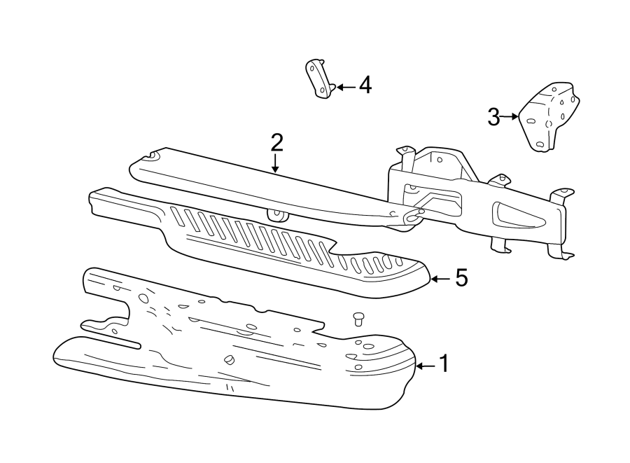 Diagram Rear bumper. Bumper & components. for your 2011 Ford F-150 3.5L EcoBoost V6 A/T 4WD XL Crew Cab Pickup Fleetside 