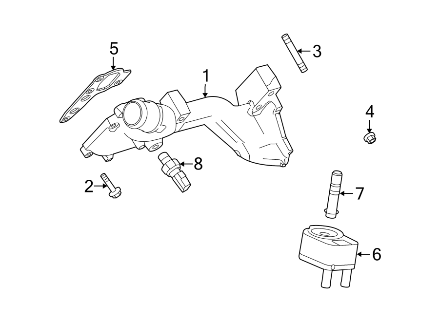 Diagram OIL COOLER. for your 2013 Ford