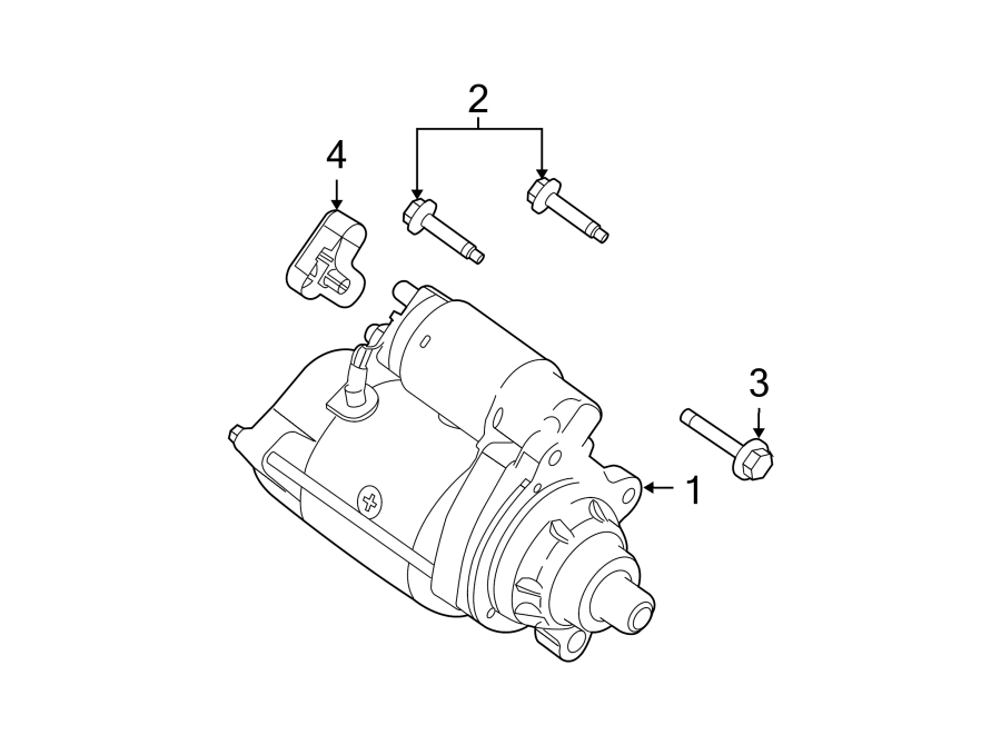 Diagram STARTER. for your 2023 Ford F-350 Super Duty   