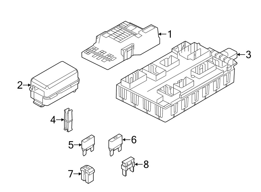 Diagram Fuse & RELAY. for your 2020 Lincoln MKZ   