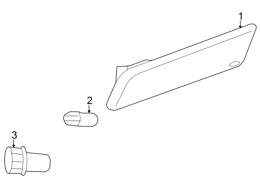 Diagram FRONT LAMPS. SIDE MARKER LAMPS. for your 1992 Ford F-150 5.0L V8 A/T RWD XL Standard Cab Pickup Stepside 