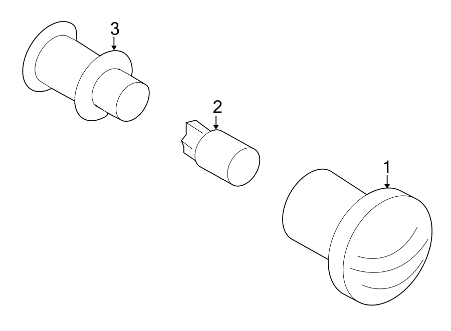 Diagram FRONT LAMPS. SIDE REPEATER LAMPS. for your 2011 Ford Transit Connect   