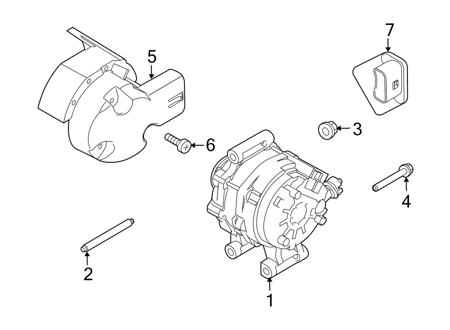 Diagram ALTERNATOR. for your 2009 Ford Crown Victoria   