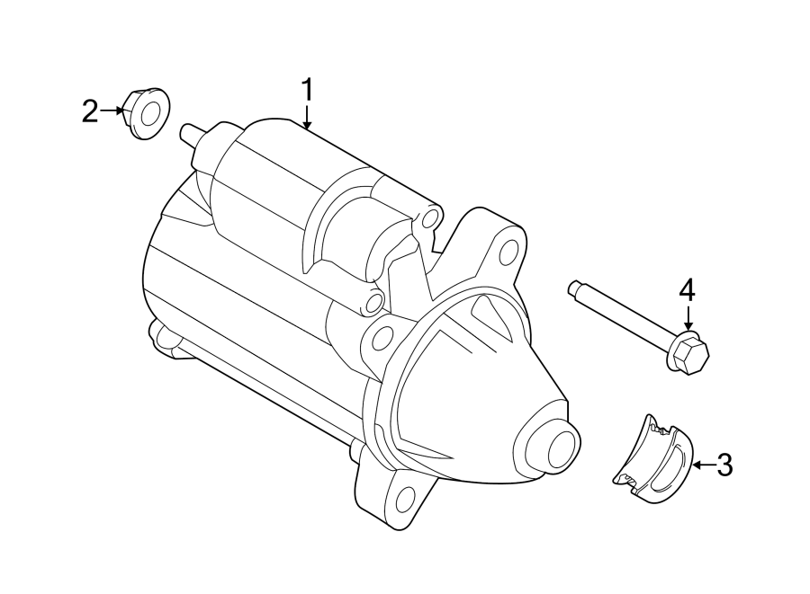 Diagram STARTER. for your 2022 Ford Transit Connect   