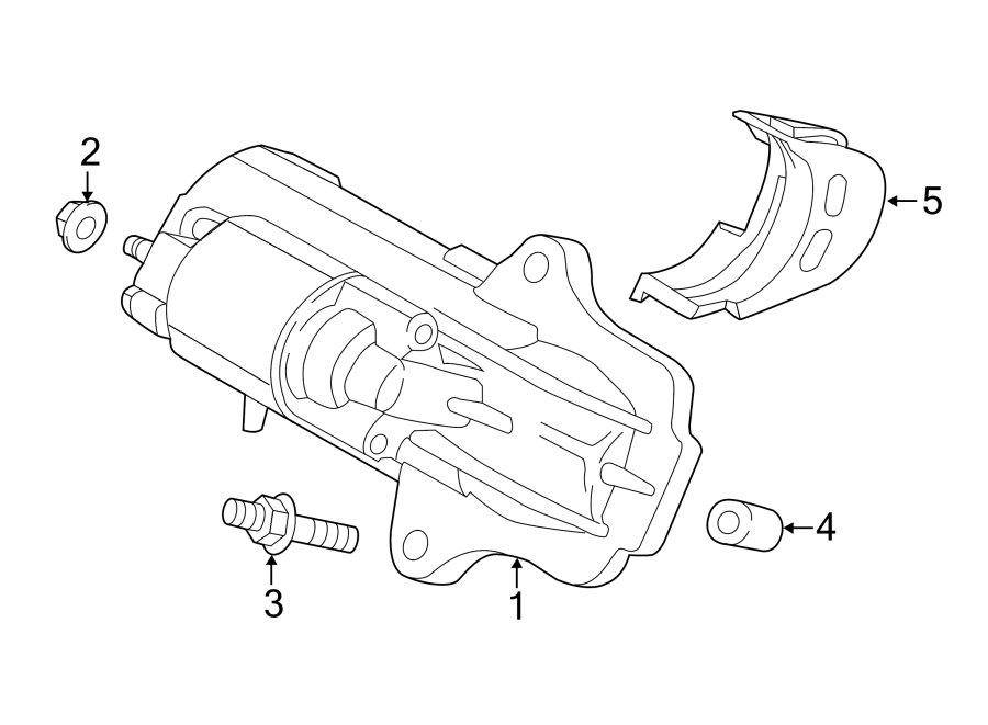 Diagram STARTER. for your Ford Transit Connect  