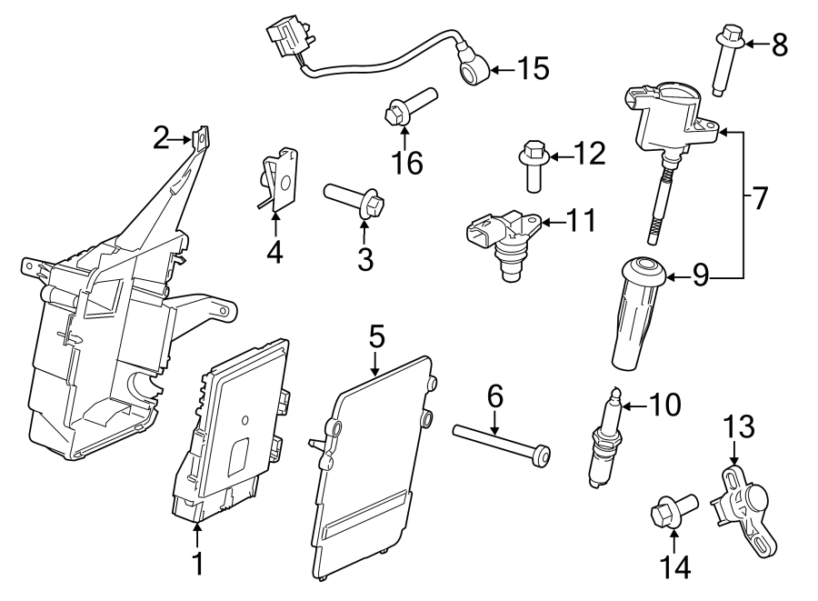 Diagram IGNITION SYSTEM. for your Ford Fiesta  