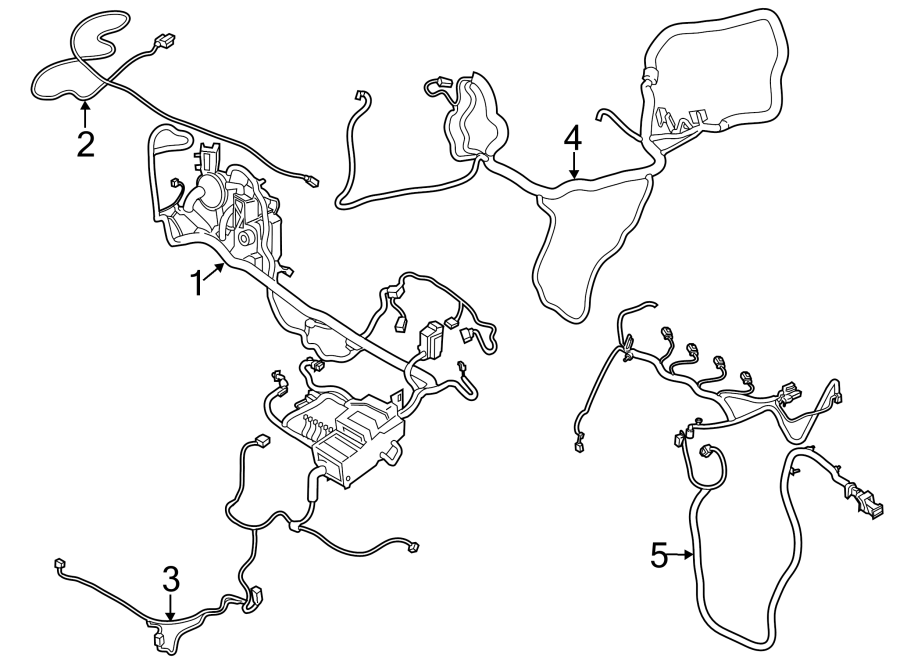 Diagram WIRING HARNESS. for your 2020 Ford F-150   