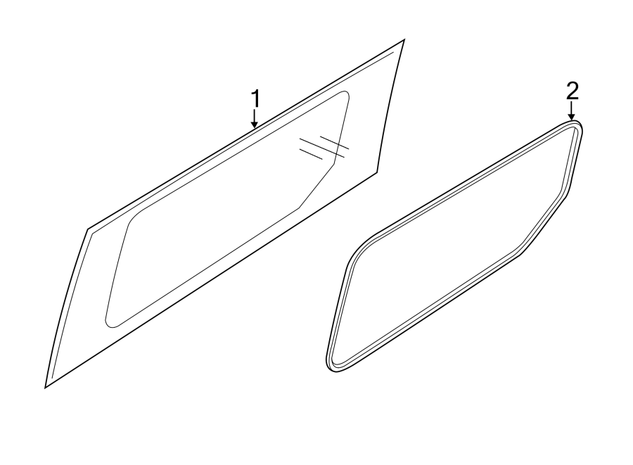 Diagram SIDE LOADING DOOR. GLASS & HARDWARE. for your 1997 Ford F-350 7.3L Power-Stroke V8 DIESEL M/T 4WD Base Cab & Chassis Fleetside 