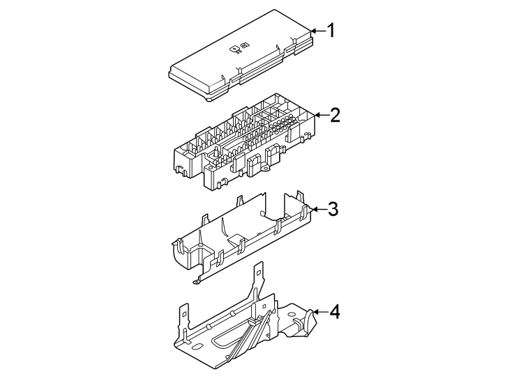 Diagram Fuse & RELAY. for your 2019 Lincoln MKZ   