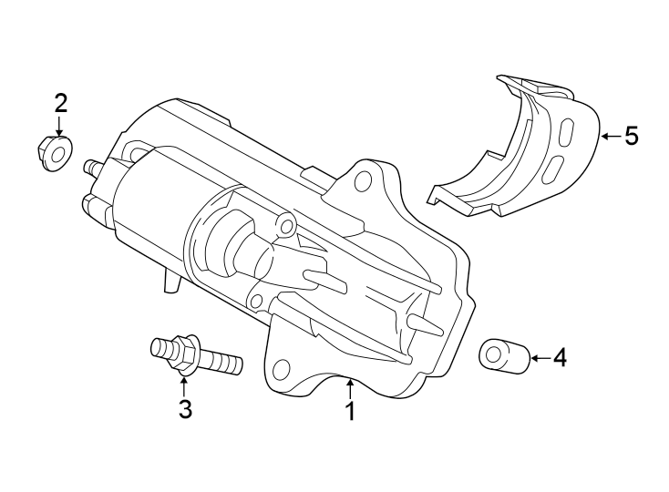 Diagram STARTER. for your Ford Transit Connect  