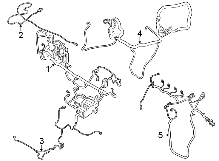 Diagram WIRING HARNESS. for your 2015 Ford F-150   